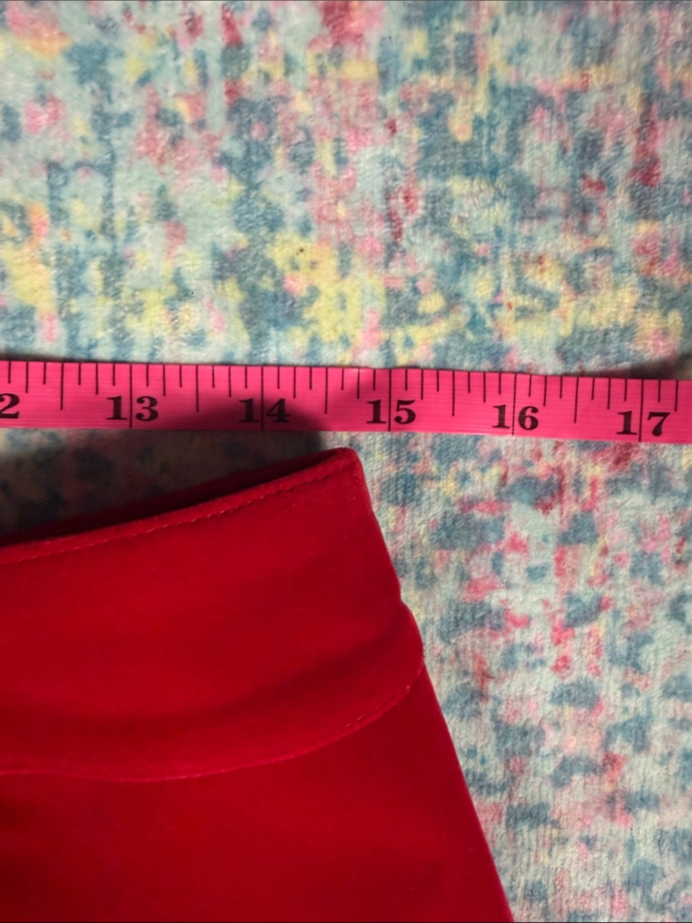 Lazy Oaf Red Mini Skirt with Black Heart Buttons - Picture 4 of 6
